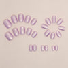 12 Sizes-24 Pcs Press On Nails W1274