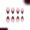 12 Sizes-24 Pcs Press On Nails C1229