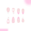 12 Sizes-24 Pcs Press On Nails C1038