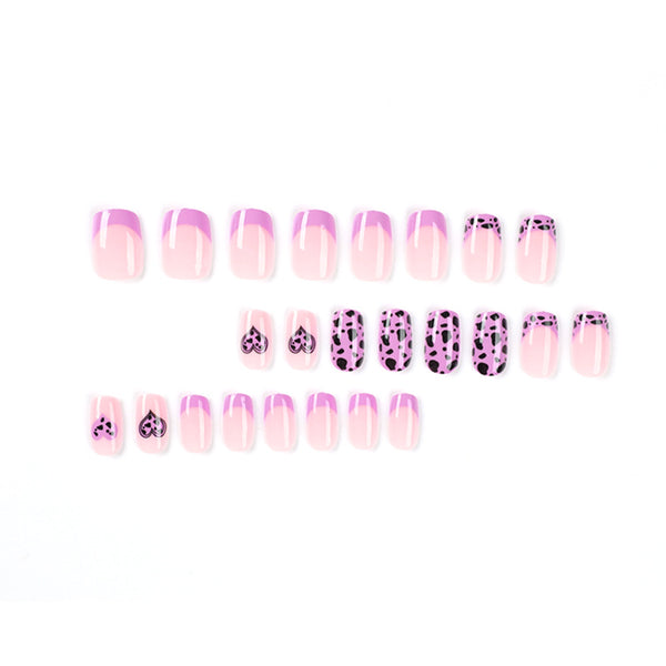 12 Sizes-24 Pcs Press On Nails JP2034