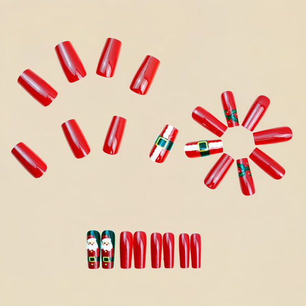 12 Sizes-24 Pcs Press On Nails Y1406