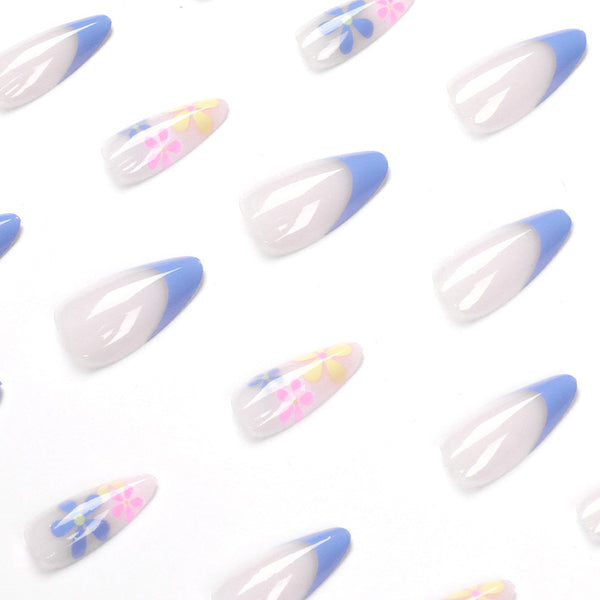 12 Sizes-24 Pcs Press On Nails JP1479