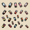 12 Sizes-24 Pcs Press On Nails Y569