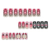 12 Sizes-24 Pcs Press On Nails JP2510
