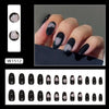 12 Sizes-24 Pcs Press On Nails W1512