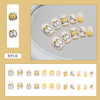12 Sizes-24 Pcs Press On Nails K014