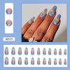12 Sizes-24 Pcs Press On Nails W925