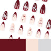 12 Sizes-24 Pcs Press On Nails JP3324