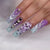 12 Sizes-24 Pcs Press On Nails Z722