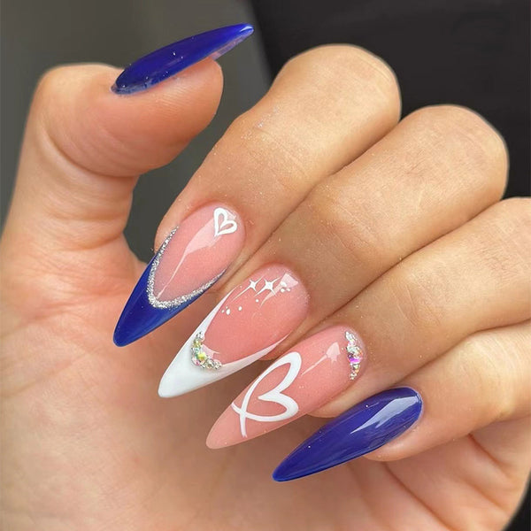 12 Sizes-24 Pcs Press On Nails Z861