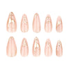 12 Sizes-24 Pcs Press On Nails JP3484