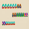 12 Sizes-24 Pcs Press On Nails Y1414