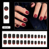12 Sizes-24 Pcs Press On Nails R934