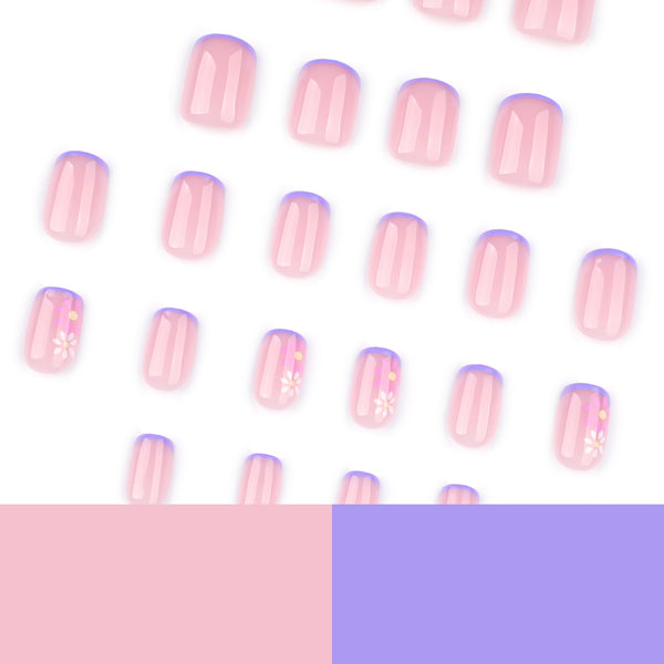 12 Sizes-24 Pcs Press On Nails JP3927