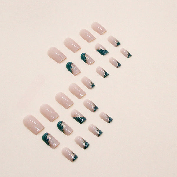 12 Sizes-24 Pcs Press On Nails W825