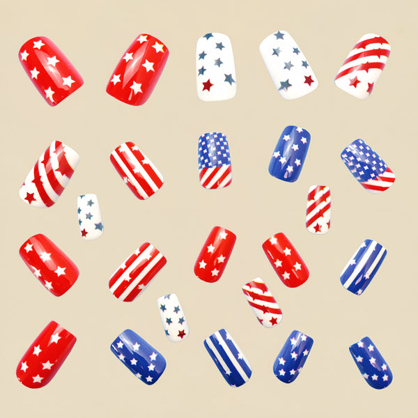 12 Sizes-24 Pcs Press On Nails Y548