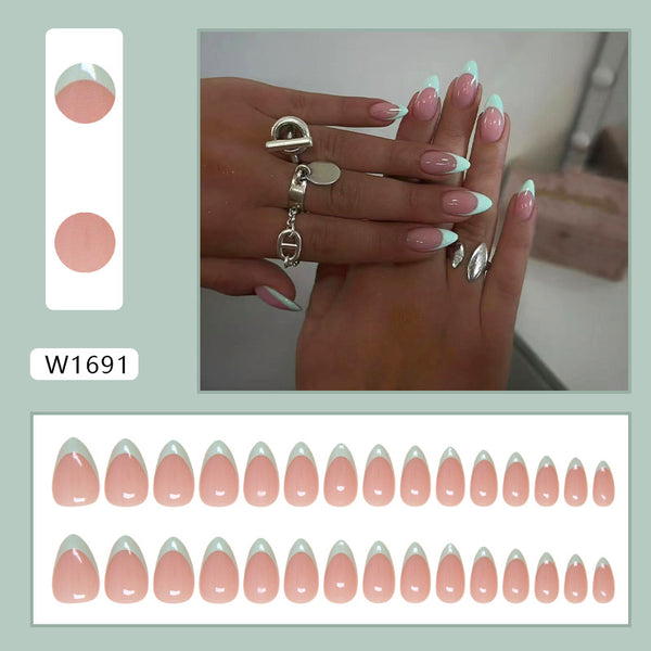30 Pcs Press On Nails W1691