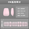 12 Sizes-24 Pcs Press On Nails FM010-01