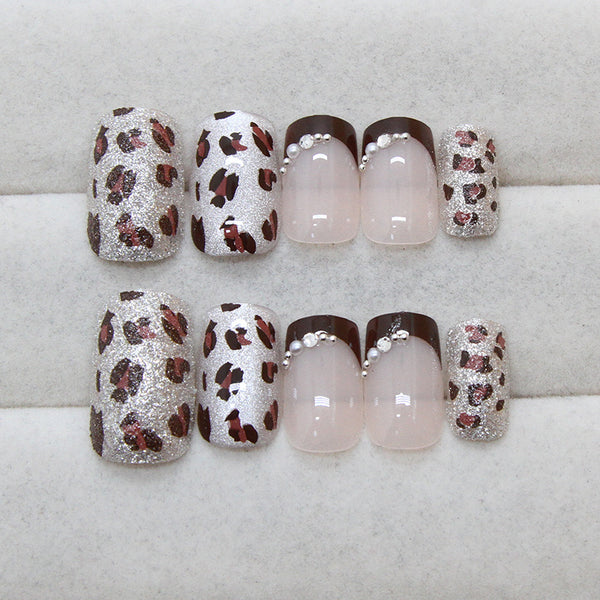 12 Sizes-24 Pcs Press On Nails MY096