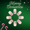 12 Sizes-24 Pcs Press On Nails C1269