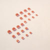 12 Sizes-24 Pcs Press On Nails R740
