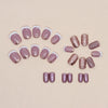 12 Sizes-24 Pcs Press On Nails W706