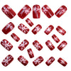 12 Sizes-24 Pcs Press On Nails Y1591