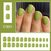 12 Sizes-24 Pcs Press On Nails C1831