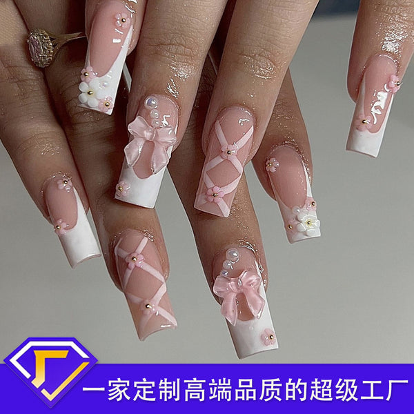 12 Sizes-24 Pcs Press On Nails JPXXXX