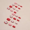 12 Sizes-24 Pcs Press On Nails W1440