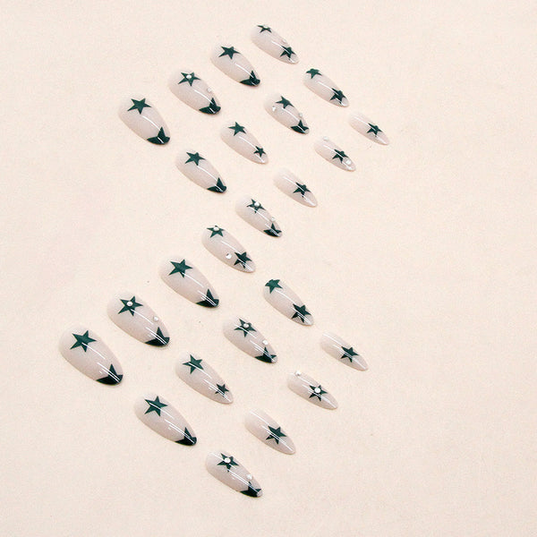 12 Sizes-24 Pcs Press On Nails Z708