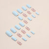 12 Sizes-24 Pcs Press On Nails W553