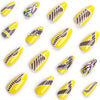 12 Sizes-24 Pcs Press On Nails JP3018