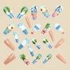 12 Sizes-24 Pcs Press On Nails Y1035