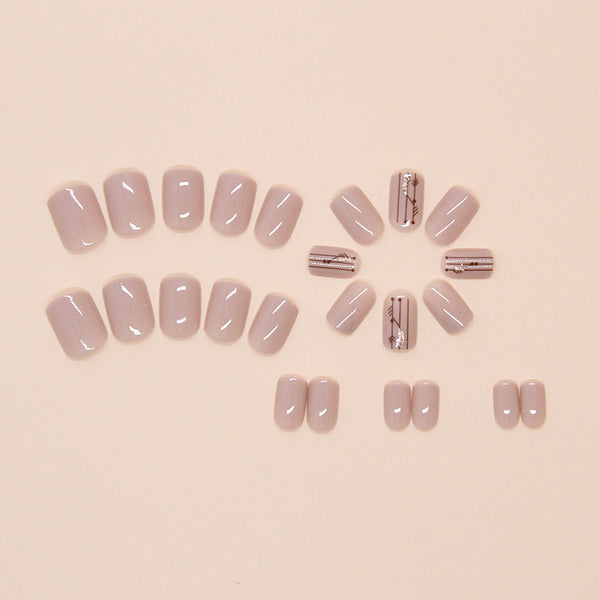 12 Sizes-24 Pcs Press On Nails W1760