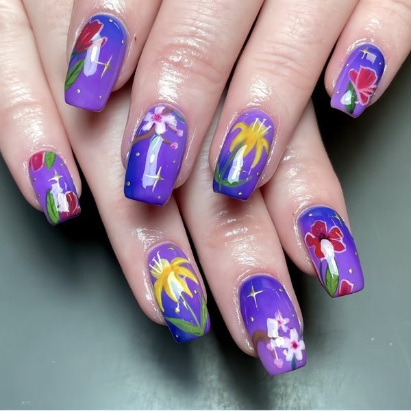 12 Sizes-24 Pcs Press On Nails Y273