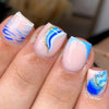 12 Sizes-24 Pcs Press On Nails W1266