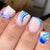 12 Sizes-24 Pcs Press On Nails W1266