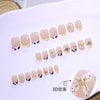 12 Sizes-24 Pcs Press On Nails JL0668