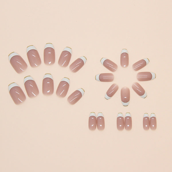 12 Sizes-24 Pcs Press On Nails W1629
