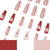 12 Sizes-24 Pcs Press On Nails JP1917