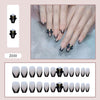 12 Sizes-24 Pcs Press On Nails Z001