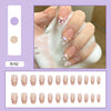 12 Sizes-24 Pcs Press On Nails R161