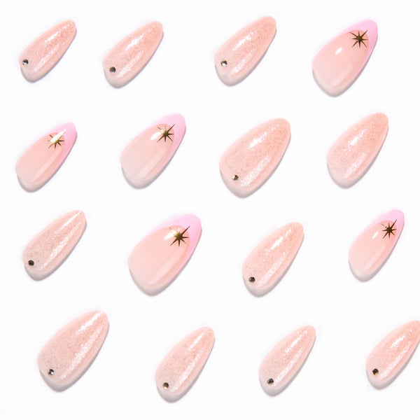 12 Sizes-24 Pcs Press On Nails JP4361