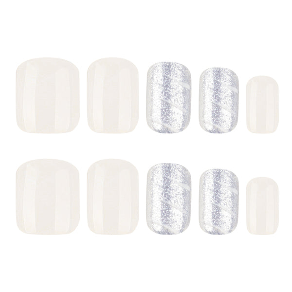 12 Sizes-24 Pcs Press On Nails JP3981