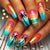 12 Sizes-24 Pcs Press On Nails Y920