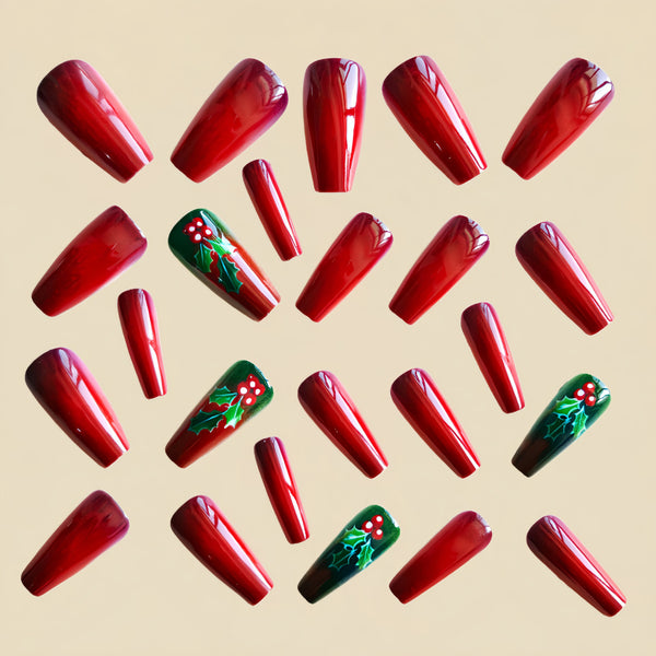 12 Sizes-24 Pcs Press On Nails Y1221