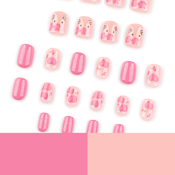 12 Sizes-24 Pcs Press On Nails JP4007