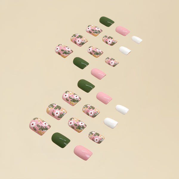 12 Sizes-24 Pcs Press On Nails Y779