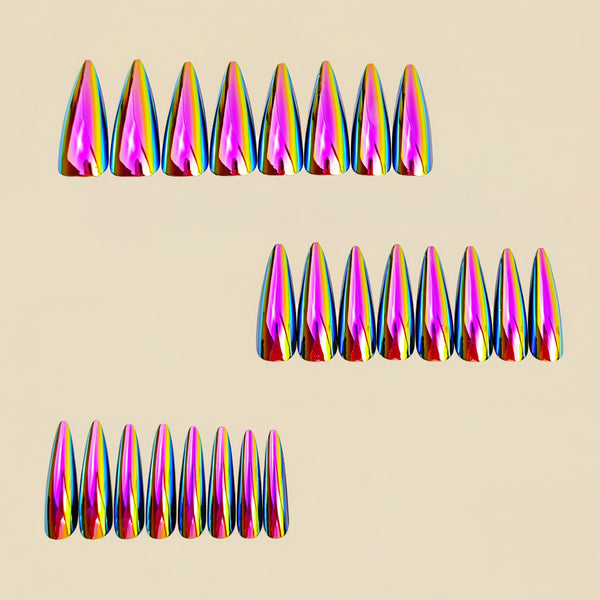 12 Sizes-24 Pcs Press On Nails Y1106